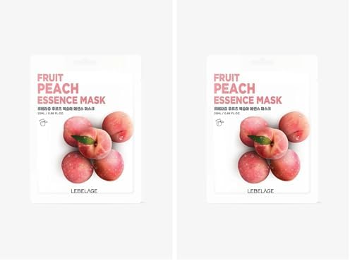 Şeftali Özü Içeren Aydınlatı Nemlendirici Kağıt Maske Fruit Peach Mask (2 paketi)