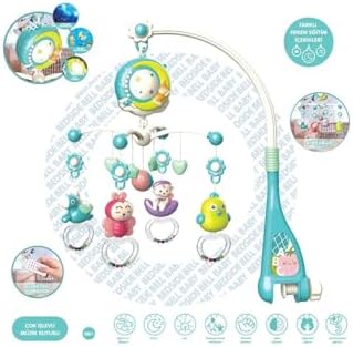 Vardem Oyuncak Vardem Işıklı Müzikli Kumandalı Mavi Bebek Dönencesi