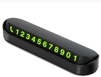 Alternative view of Araç numaratör araç numara yazma Oto numaratör Araba Göğüs Üstü Numaratör Ön Torpido Üstü Telefon Numarası Göstergesi Fosforlu Aç Kapa Sistem Araç Telefon Numaratörü Telefon Numarası Göstergesi