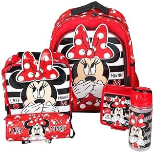 Alternative view of Minnie Mouse Lisanslı Okul Çantası, Beslenme Çantası, Kalem Çantası, Matara ve Beslenme Kabı Seti
