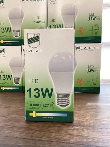 13 WATT E27 GÜNIŞIĞI LED AMPUL 3000K (10'LU PAKET)