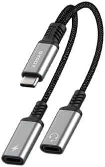 3.0A Type-C/Type-C/Type-C Dönüştürücü Kulaklık Şarj Dönüştürücü Hasır Kablolu (DT40T-TT | Typec)