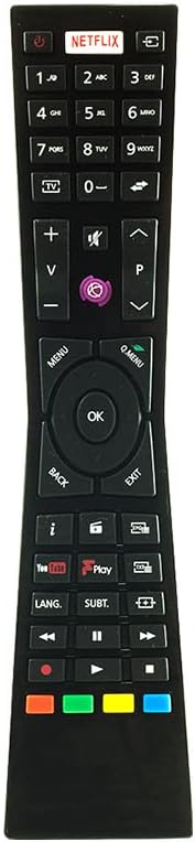 Weko RC0319 JVC RM-C3231 RM-C3184 Uyumlu Netflix YouTube Tuşlu LCD LED TV Kumandası, Yedek Kumanda