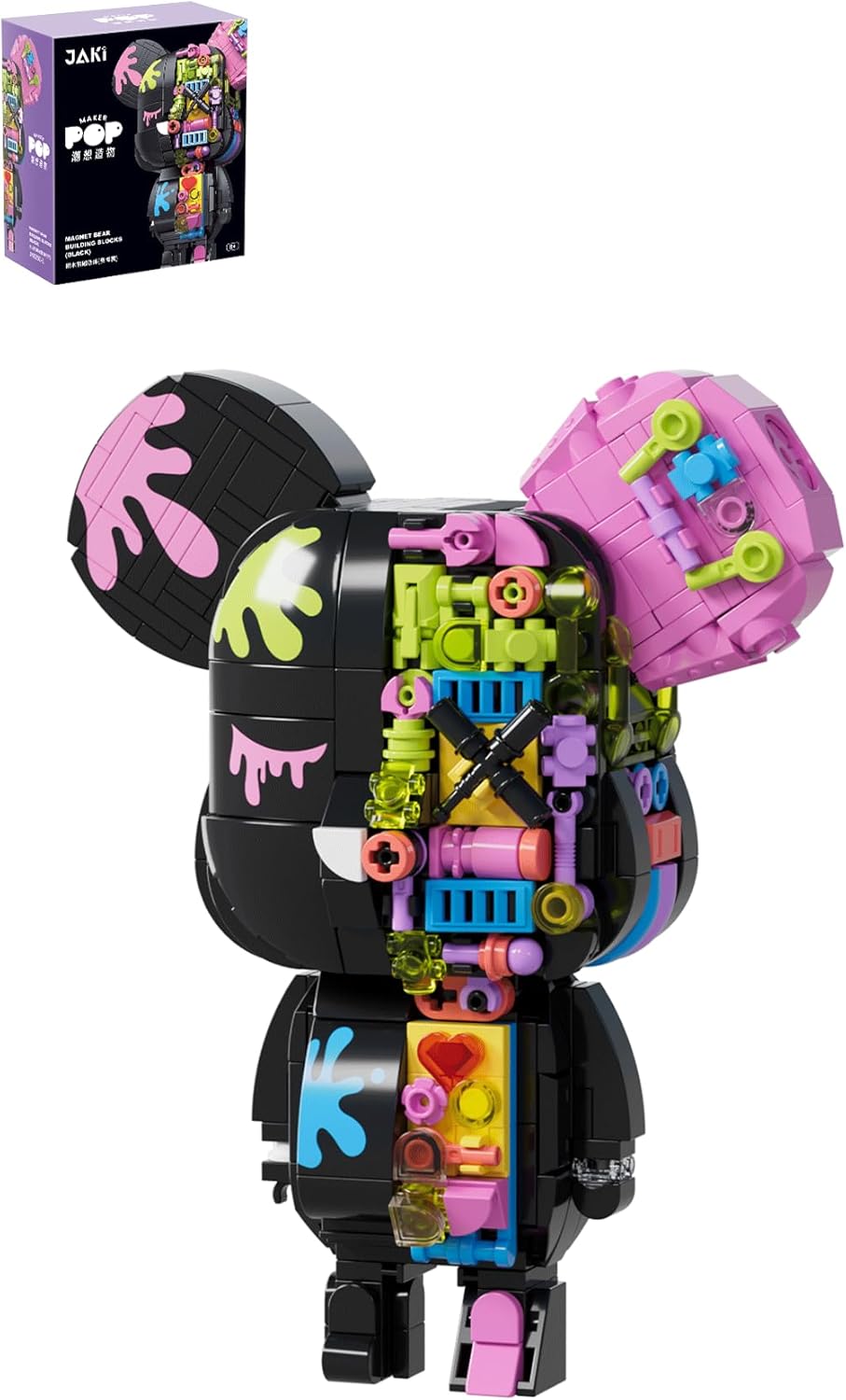 Alternative view of Jaki Maker Pop Mıknatıs Ayı -JK6250-1(546 Parça) Oyuncak Yapım Seti