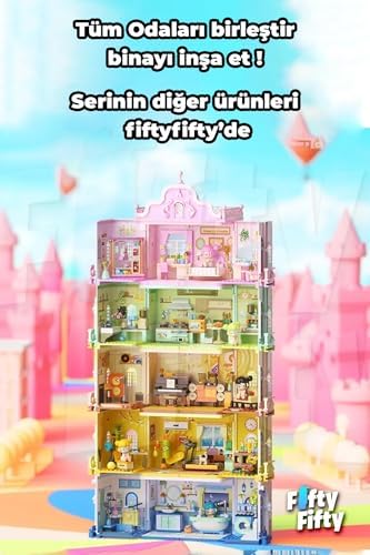 Alternative view of JAKİ Nanci Serisi Yatak Odası 247 Parça Oyuncak Yapım Seti -FFJKHK132