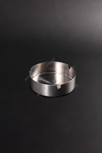5'li Paslanmaz Çelik Küllük Takımı | 10 Cm Çapında 304 Kalite Kültablası | Restoran, Kafe Ve Otel
