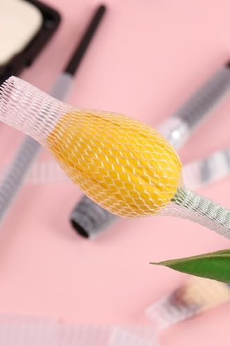 Makyaj Fırçası Koruyucu Far Allık Kontür Eyeliner Fırça Malzemeleri Ürünleri Koruyucu File Kapak Örgü Kılıf Set 20li