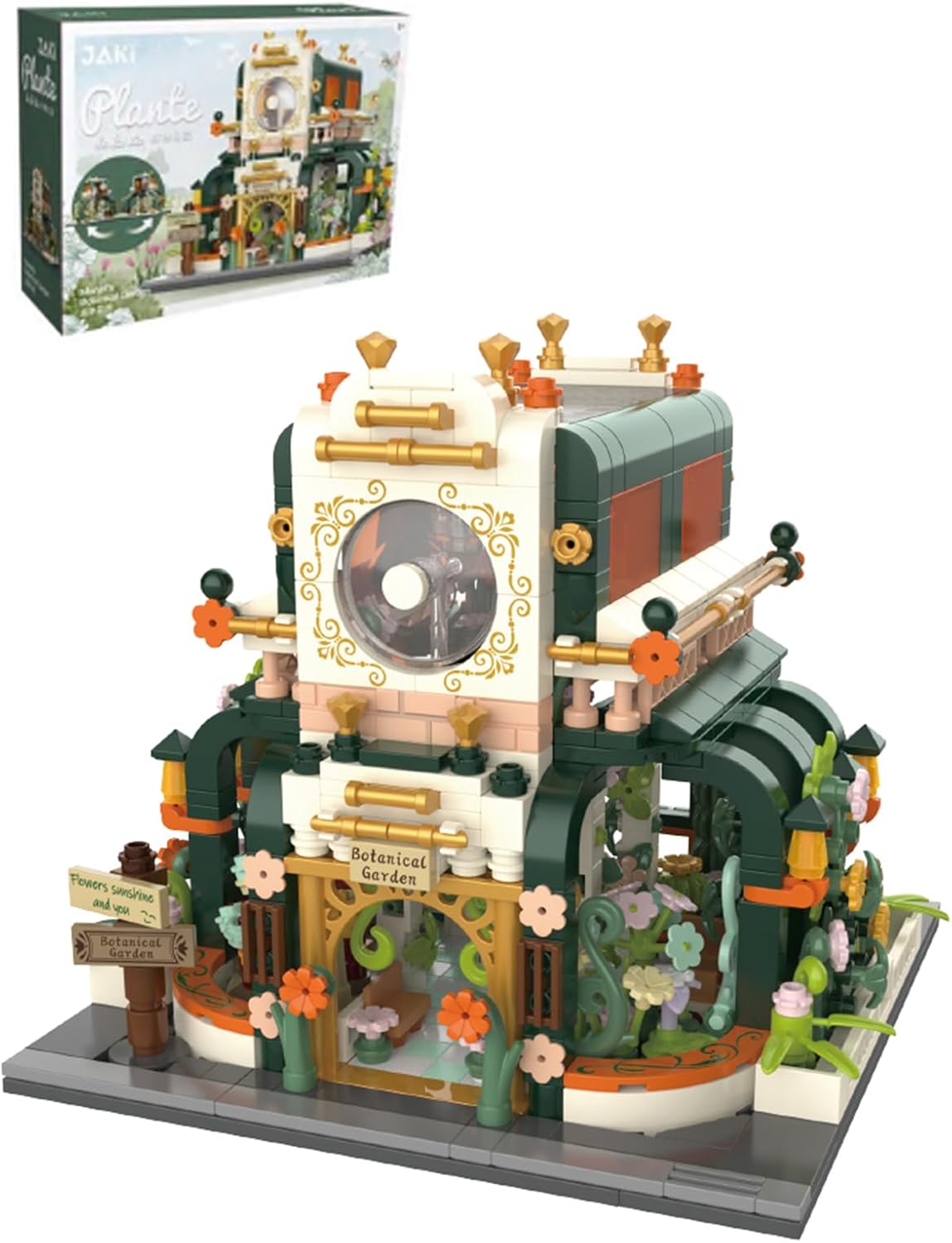 Jaki Flower /çiçek Evi -JK2362 (867 Parça) Oyuncak Yapım Seti