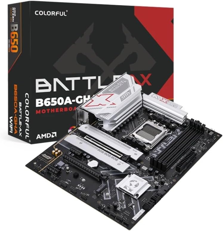 COLORFUL BATTLE-AX B650A-GHA WIFI V14 DDR5 7600MHz ATX AM5 Gaming (Oyuncu) Anakart