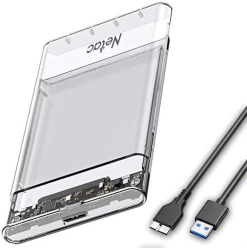 Alternative view of Netac 2.5" Taşınabilir Sabit Disk Kutusu USB 3.0 Hızlı Veri Aktarımı, 5Gbps SATA I/II/III Uyumluluğu, Şeffaf Kasa, WH11 Model, Yüksek Performanslı HDD/SSD Kutu | WH11