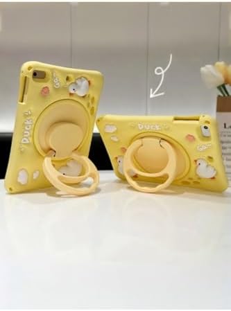- İpad Air 11'' M2 M3 Air 4. /5. /6. Nesil 10.9' ile Uyumlu Çocuk Kılıfı Standlı Eğlenceli Koruyucu Kapak - Çok Renkli 8