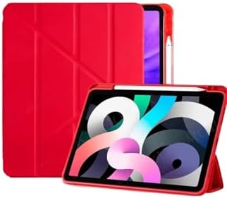 Alternative view of - Galaxy Tab S9 Fe/ S10 Fe 10.9 Inch ile Uyumlu Kalem Bölmeli Katlanabilir Standlı Akıllı Kapak - Kırmızı