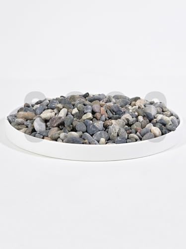 Doğal Nazilli Dere Çakıl Taşı, Tamburlanmış Dekoratif Taş, 1-2 cm, 3 Kg, Saksı Dibi, Akvaryum ve Bahçe Düzenleme için