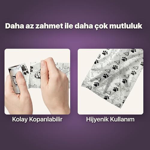 Alternative view of UBPet Kokulu Köpek Kaka Poşeti – 120’li Paket (8 Rulo), Dayanıklı, Sızdırmaz (33 × 22 cm)