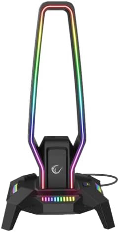 RM-H27 IGRIS Type-C RGB Siyah Kulaklık Standı RM-H27 IGRIS SIYAH