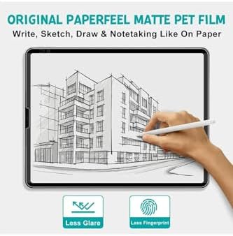 Paperlike Mıknatıslı Kağıt Hissi Veren Ekran Koruyucu Tablet için Mat Koruma Kullanılmadığında ile Çıkarılabilir Kalem Kullanımı için Uygundur 11 inc (ipad pro 11 2024)