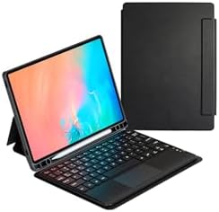 - Galaxy Tab S10 FE Border Keyboard Bluetooh Bağlantılı Standlı Klavyeli Tablet Kılıfı - Siyah