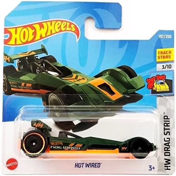 Alternative view of 1:64 Tekli Arabalar 2022 197/250 Hw Drag Strip HOT WIRED HCT44