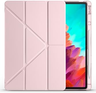 Alternative view of - Idea Tab Pro 12.7 inç TB373FU ile Uyumlu Kılıf Kalem Bölmeli Standlı Uyku Modlu Akıllı Kapak - Çok Renkli 1