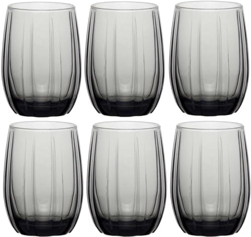 Linka Su Bardağı, Gri, 380 Cc, 6'lı Set, Meşrubat Bardağı