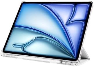 Alternative view of - iPad Air 13 2025 M3 Smart Cover Kalem Bölmeli Standlı 1-1 Kılıf - Lila 5