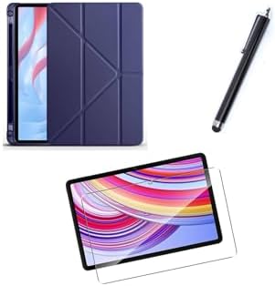 Alternative view of - ile uyumlu Pad/ Pad Pro 12.1 İnç Tablet Kılıfı + Ekran Koruyucu + Kalem 3'lü Set - Lacivert