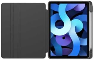 Alternative view of - iPad 11.Nesil 2025 Kılıf Nayn Dönebilen Standlı Kılıf - Koyu Yeşil - Beyaz 1