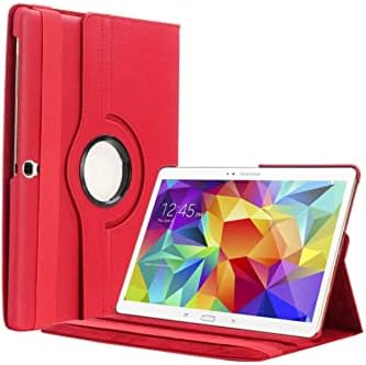 Alternative view of - Galaxy Tab ile Uyumlu S3 9.7 T820 Standlı Kapaklı Dönebilen Tablet Kılıfı Kırmızı