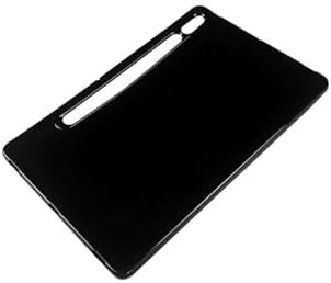 - Galaxy Tab S7 T870 Kılıf ile Uyumlu Tablet Süper Silikon Kapak-Siyah