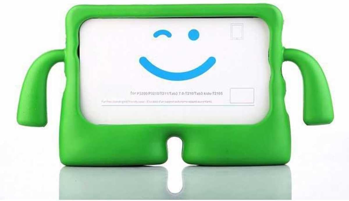 - Galaxy Tab A7 10.4 T500 2020 ile Uyumlu iBuy Standlı Tablet Kılıf-Yeşil 7