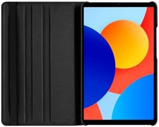 - Pad Se 8.7 inç 2024 ile Uyumlu Tablet Kılıfı Kapaklı Standlı 360 Dönebilen Tam Koruma Kapak - Siyah