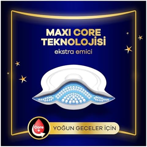 Alternative view of Orkid Maxi Secure Gece Hijyenik Pedleri (Boy 4) 16 Adet Hijyenik Ped