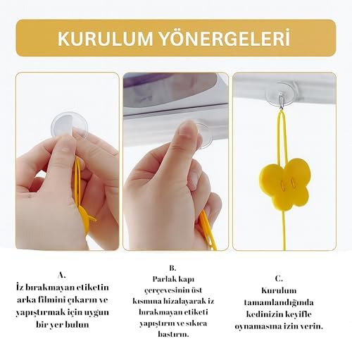 Alternative view of SOGUD Kedi Kapı Oyuncağı 1’li Set – Yaylı İpli ve Tüylü İnteraktif Kedi Oyuncağı – Kapıya Yapışan Zıplamalı Sistem – Ev İçi Kedi Egzersizi, Av Oyunu, Oynama ve Zihinsel Uyarım İçin Eğlenceli Tasarım
