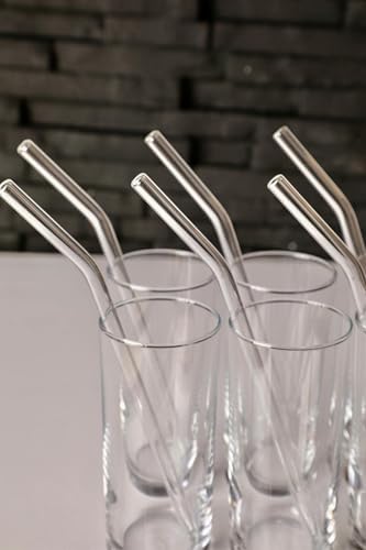 12'li Cam Pipet Ve Pipet Temizleme Fırçası, Kalın Cam Pipet Şeffaf
