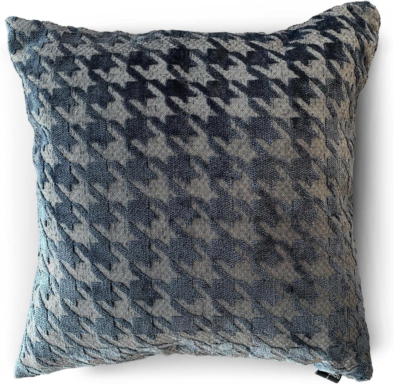 Alternative view of Yastık Kılıfı, Kazayağı Deseni, Polyester Karışımı, 50 x 50 cm, Mavi Desenli,