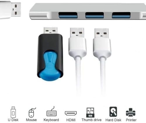 3453 Type-C 3.1 To USB Hub 4 Port Metal Usb Çoğaltıcı Uyumlu usb 3.0 Hub Otg Usb Adaptör Çoklayıcı