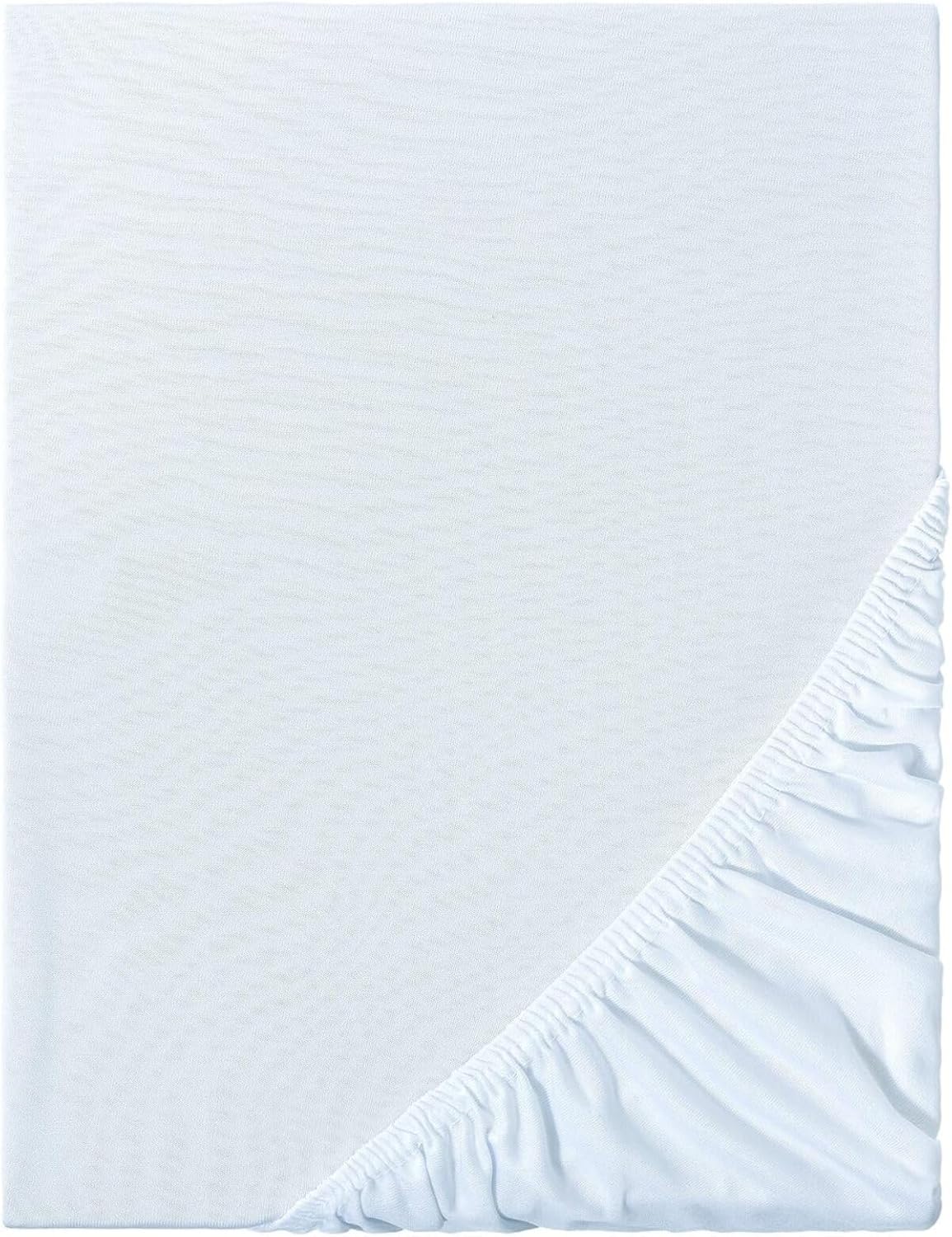 Alternative view of Ezgi Organik%100 Pamuk Lastikli Bebek Çarşafı Geniş Ölçü Aralığı Beyaz 60x120 cm, bebekcrsf