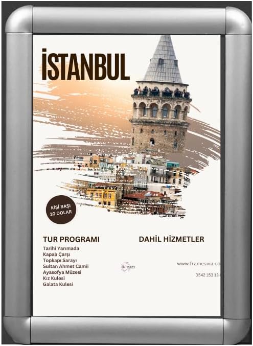 5 Adet Açılır Kapanır A4 Belge Çerçevesi 21x30 Kurumsal İhtiyaçlar Afiş Reklam Baskı Uygun (5)