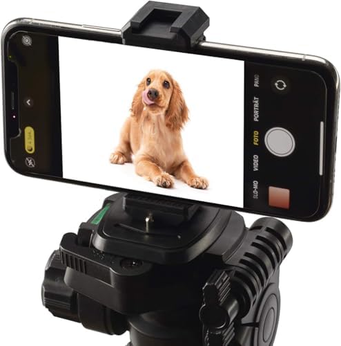 Alternative view of AX-SP01 Telefon Tutucu – ve Monopod Uyumlu, Çift 1/4” Vida Girişi, Hotshoe Yuvalı, Ayarlanabilir Akıllı Telefon Aparatı