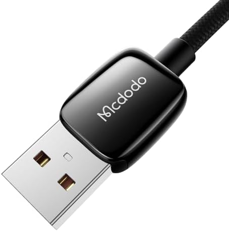 Alternative view of CA-0020 USB-A to USB-C 6A Akıllı Şarj Kablosu 1.2m Siyah