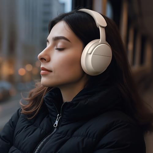 Alternative view of ANC Bluetooth Kulak Üstü Kulaklık – Kablosuz, Bluetooth 5.4, Beyaz | HP-1421