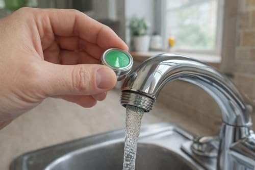 4 Adet Musluk Perlatör Seti, İç Dişli Ve Dış Dişli Su Tasarruf Aparatı, Akış Düzenleyici Perlatör, Mutfak ve Banyo Bataryaları İçin Uyumlu, Plastik Kaplamalı Gövde, Kolay Montaj