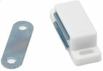 Beyaz Mıknatıslı Sineklik Çıt Çıt, 4.5 cm, 5 Adet
