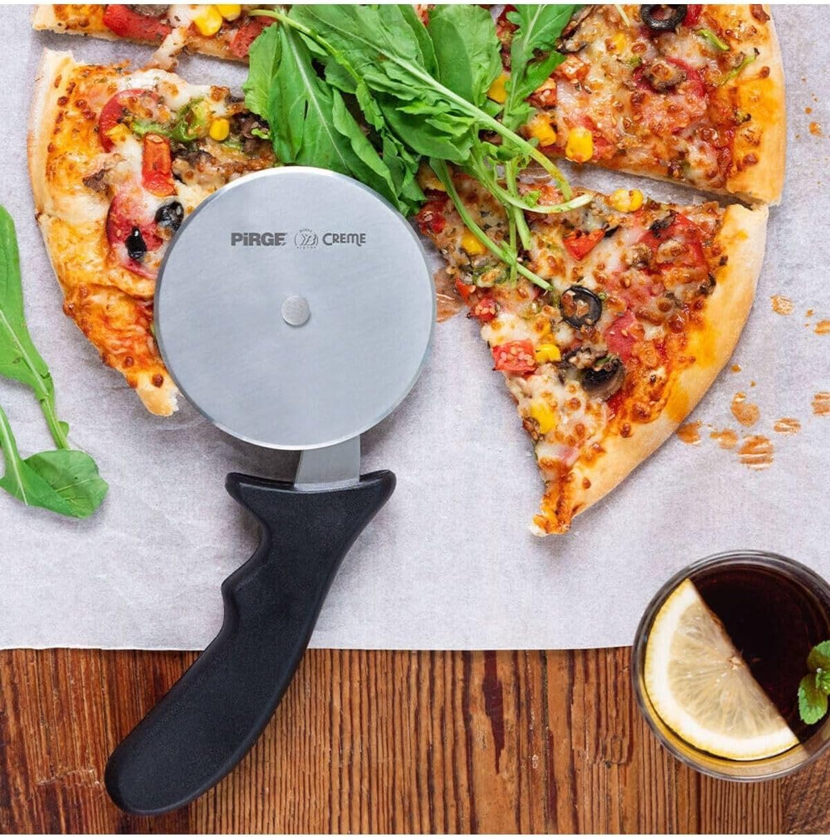 Alternative view of Creme Pizza Ruleti 10 Cm stokta olan renkler Tek Ebat
