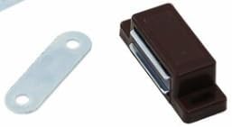 Kahve Renkli Mıknatıslı Sineklik Cıt Cıt Kilidi, 4.5 cm, 5 Adet