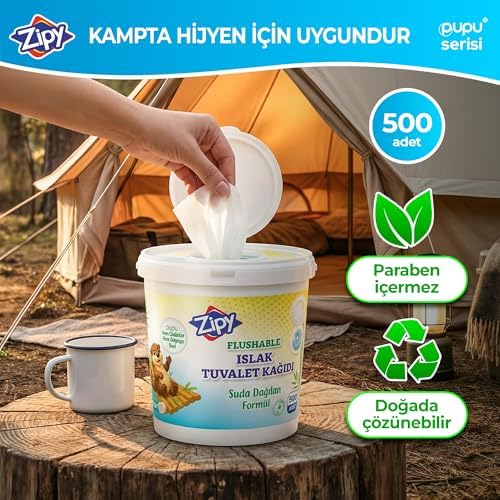 Islak Tuvalet Kağıdı 500 Adet –%100 Selüloz, Tuvalete Atılabilir, Suda Çözünen Yeni Nesil FormpA