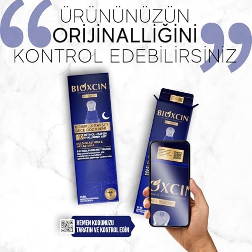 Alternative view of Age Reverse Gece Göz Kremi 15 ml – Retinol, Kolajen, Hyaluronik Asit ve Bitkisel Kompleks İçerikli – Kırışıklık Karşıtı ve Aydınlatıcı Etki (2 paketi)