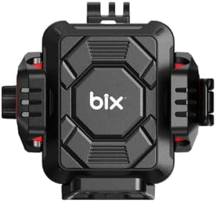 Bix BMPH04 Ayna Bağlantılı 360° Ayarlanabilir Titreşim Önleyici Motosiklet & Bisiklet Telefon Tutucu