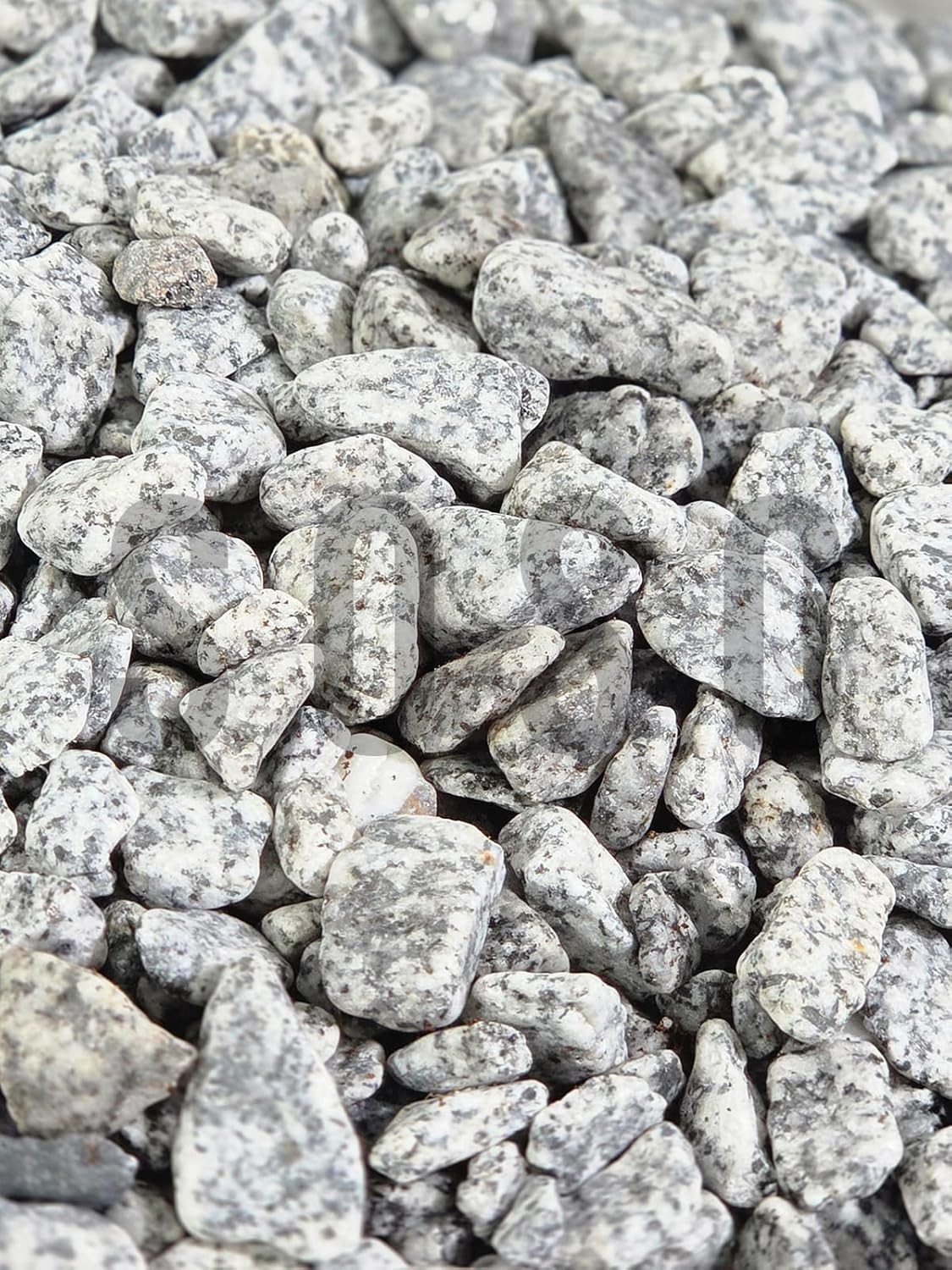 Natural Granit Dekoratif Çakıl Taşı, Gri Beyaz, 1-2 cm, 1 Kg, Bahçe Peyzaj Saksı Akvaryum Teraryum için Dolomit Taş
