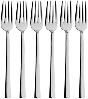 Parlak Gümüş Tatlı Çatal Ve Kaşık Seti - 12 Adet Kahvaltı Pasta Tatlı Çatal ve Kaşık Seti